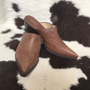 ✨Guess by Marciano Pinkie Cowboy Mule